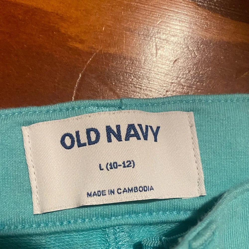 Teal blue jegging type shorts - Picture 4 of 4